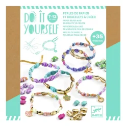 Djeco DIY Papierperlen Stylish & Gold