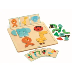 Djeco Magnet-Legespiel GeoBasic