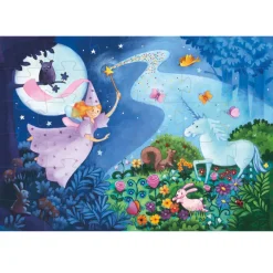 Djeco Puzzle Die Fee und das Einhorn - 36 Teile