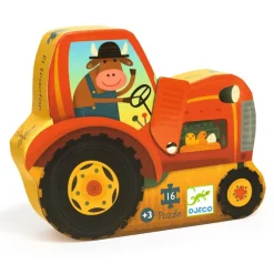 Djeco Puzzle Traktor - 16 Teile