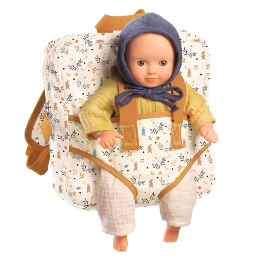 Djeco Rucksack mit Puppentrage