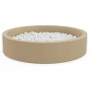 Jupiduu Bu00e4llebad Dark Beige inkl. Bu00e4lle