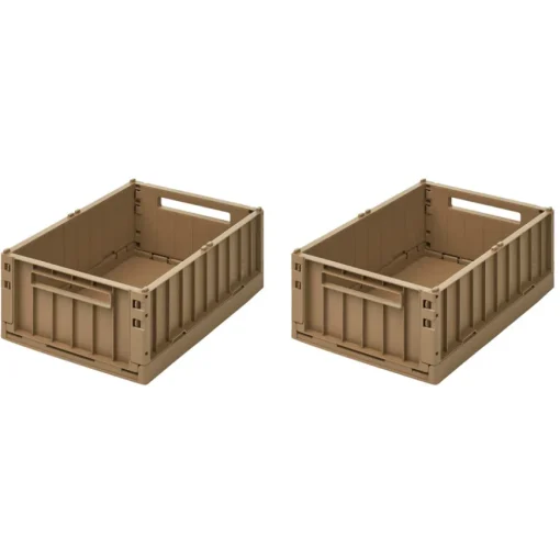 LIEWOOD Aufbewahrungsbox Weston M Oat 2er-Set
