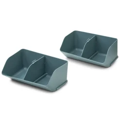 LIEWOOD Aufbewahrungssystem Rosemary M Whale blue 2er-Set