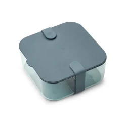LIEWOOD Brotdose Lunchbox Carin small Whale blue / Sea blue