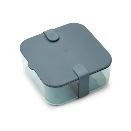 LIEWOOD Brotdose Lunchbox Carin small Whale blue / Sea blue