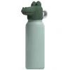 LIEWOOD Isolierflasche Falk mit Deckel Crocodile 350 ml Peppermint / Garden green