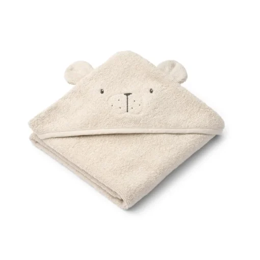 LIEWOOD Kapuzenhandtuch Albert Polarbear Sandy