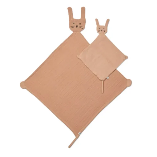 LIEWOOD Kuscheltuch Alya Rabbit Pale tuscany 2er-Set