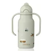 LIEWOOD Trinkflasche Kimmie 250ml Vehicles / Dove blue