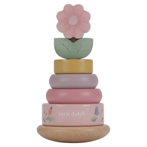 Little Dutch Holz-Stapelturm mit Ringen Fairy Garden