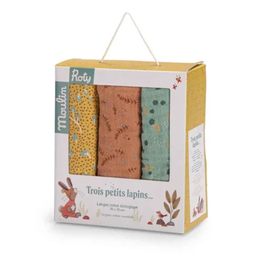 Moulin Roty Mulltu00fccher Trois Lapins 3er-Set