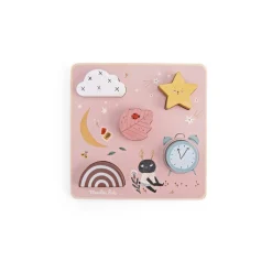 Moulin Roty Sensorisches Puzzle Apru00e8s la Pluie 5-teilig