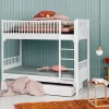 Oliver Furniture Etagenbett Seaside Weiu00df Classic mit gerader Leiter