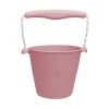Scrunch Sandspielzeug Eimer biegsam Dusty Rose